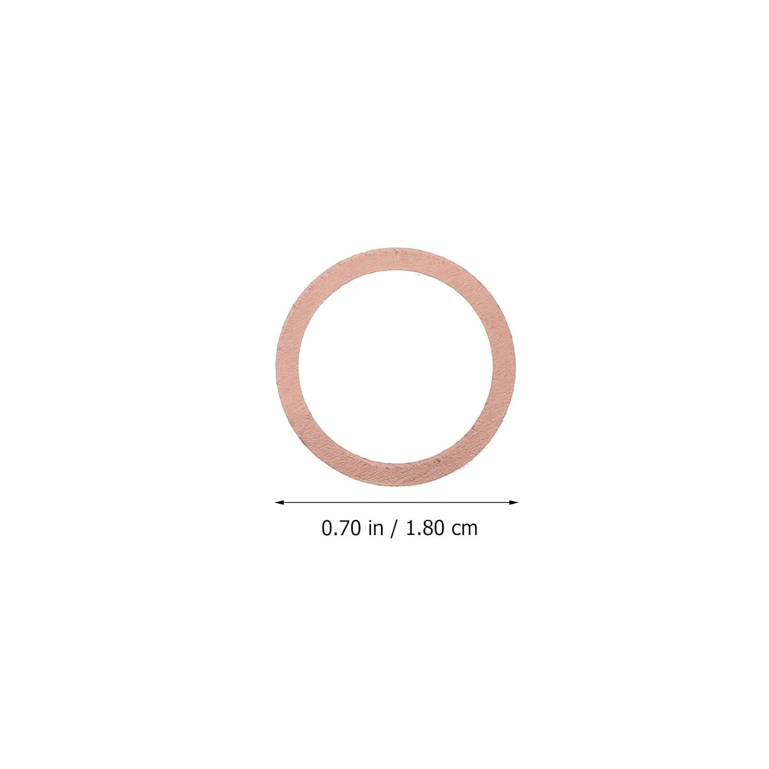 400 Pcs M5-M14 Copper Sealing Washers, 9 Sizes Flat Ring Sump Plug Oil Seal Gasket, Crush Flat Washer Copper Sealing Fastener Ring, Assorted Plumbing Washers for Engine Tap