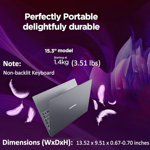Image of Lenovo 2026 Premium Laptop, Intel Core i7-13620H (Beat i7-1355U), 4GB DDR5, 512GB SSD, 15 inch FHD+ Copilot AI PC, Windows 11 - for Power Business Multitasker