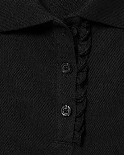 The Children's Place Girls' Short Sleeve Ruffle Pique Polo - Image 3