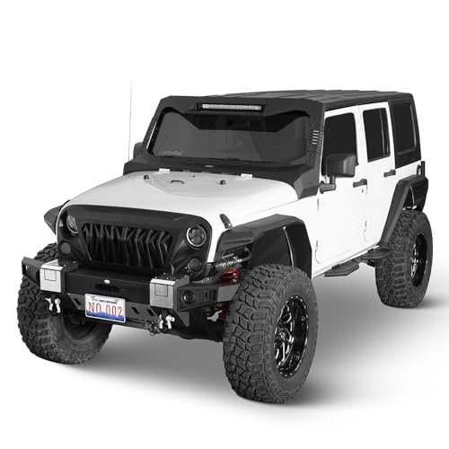 Juego de 4 estribos laterales para Jeep Wrangler JK 2007-2018 miniatura 4