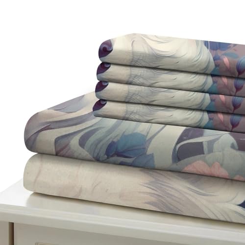 Housse de couette loup imprimé 3D avec zip fermeture facile - 6