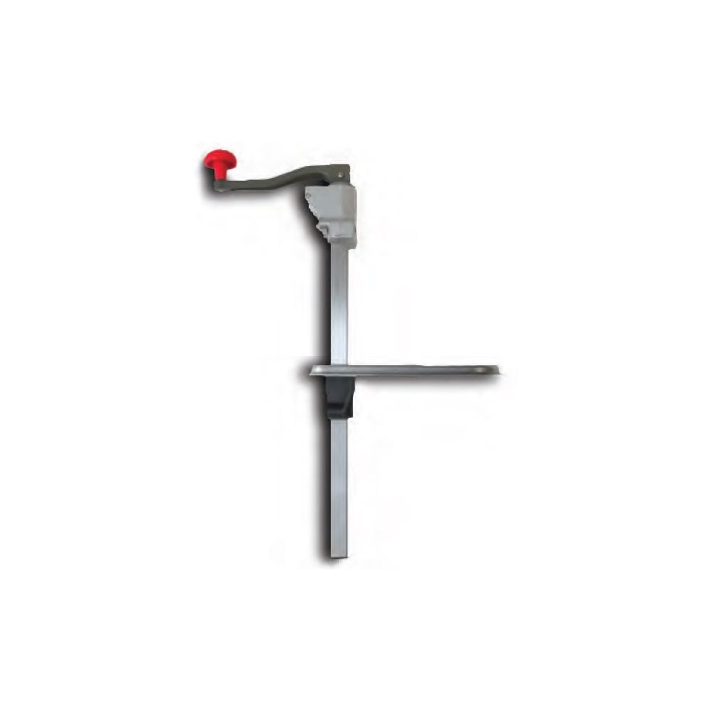 Redco CanMaster Can Opener with Base by Vollrath – Metal, Red, Model BCO-4