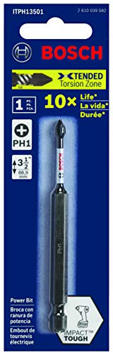 Image of BOSCH ITPH13501 1-Piece 3-1 /2 In. Phillips #1 Impact Tough Screwdriving Power Bit
