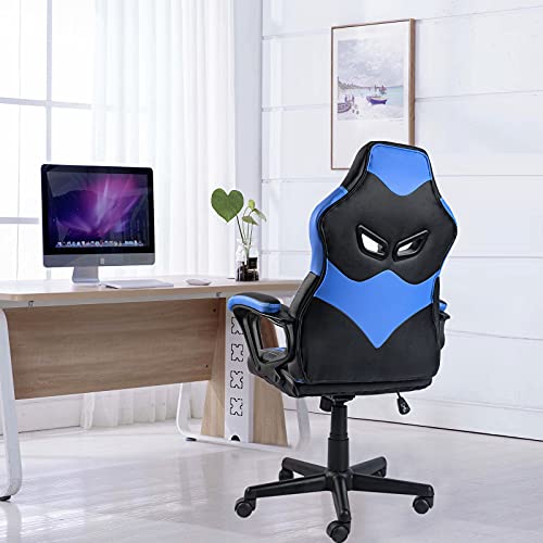 Image of JOYFLY Gaming Chair, Game Chair for Adults, Gamer Chair Racing Style Ergonomic PC Chair with Headrest and Lumbar Support, for Boys Teens（Blue）