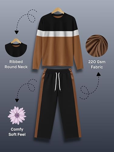 Image of Men Co-Ord Set Cotton | Loose Fit Premium Fabric (Set of 2 | 180 GSM | 3TFS+Lower CS1)