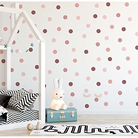 QuoteMyWall Rose Gold Polka Dot Stickers Cover