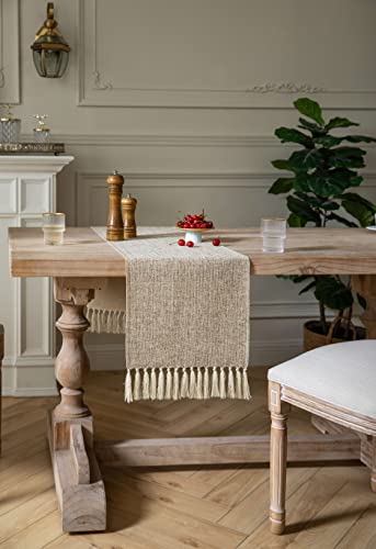 Zeemart Beige Table Runners 72 Inches Long thumb #2