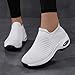 Toumov Mesh Sneakers for Women Arch Support Non Slip Work Shoes Work Gym Nurse Mesh Casual Fashion Sneakers Comfy Orthopedic Shoes Walking Shoe Footwear for Plantar Fasciitis