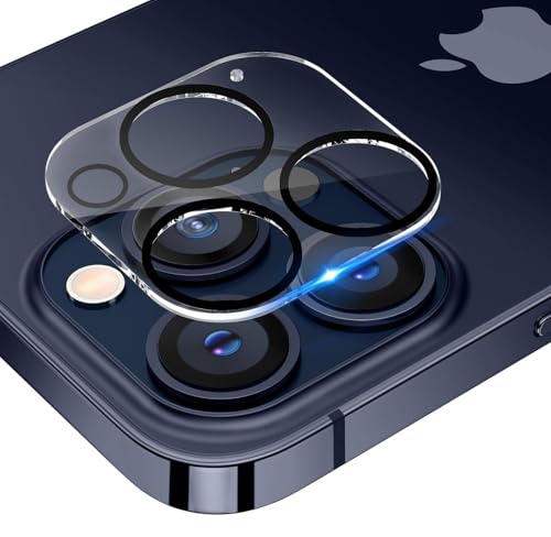 Image of Xmon Back Camera Lens Protector for iPhone 15 Pro (1 Pack) Premium Camera Glass Protector Guard, Anti-Scratch, Ultra-Clear, Easy Installation