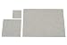Produktbild Filzuntersetzer 10x10 sil.grau / 12 Stück
