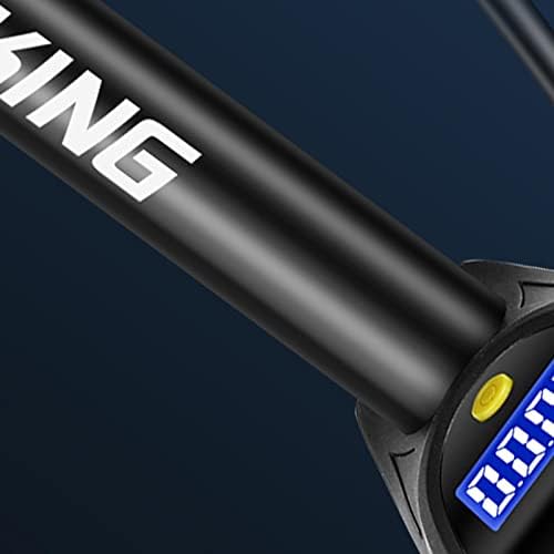 IEUDNS High Pressure Biking Floor Pump Digital Gauge Inflator Filling 3 Nozzles Pumping