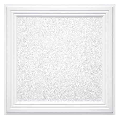 Image of STICKGOO Drop Ceiling Tiles 24x24 Inch, Glue Up Ceiling Panels Pack of 12