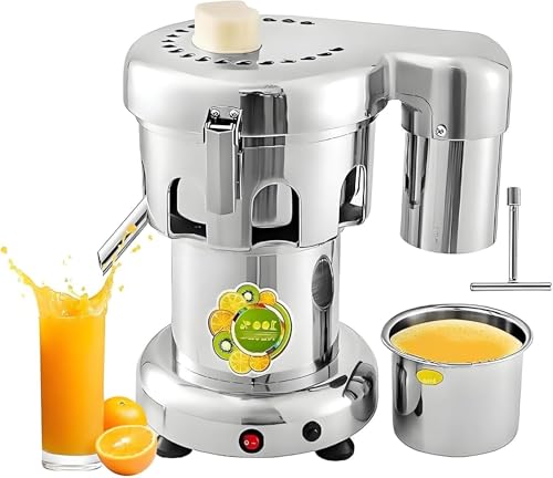 Image of Stainless Steel Juicer Extractor，Commercial Juice Extractor Machine，80-100kg/hr，Easy To Clean，with Auto & Residue Separated，Low Noise