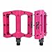 Koitniecer Pédales composites pour VTT (rose, 12,4 x 10,7 cm)