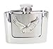 Westernwear-Shop Gürtelschnalle Flask Flying Eagle 2oz (60 ml) - Enthält einen Flachmann fliegender Adler Gürtelschnalle Gürtelschließe Western Belt Buckle Westerngürtelschnalle Silber