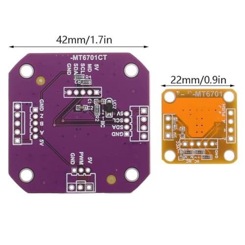 Capteur mesure angle 14 bits MT6701 induction haute précision - 2