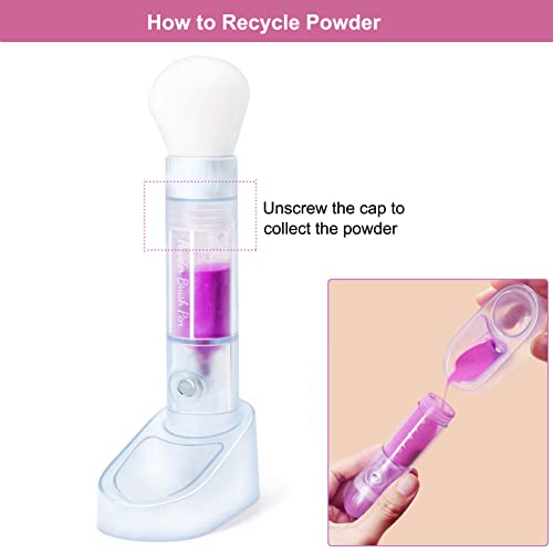Dip Powder Recycling Tray Pen With Brush, Upgraded Mess-Free Nail Dip Powder Recycling System Diy Manicures Tool For Nail Technician Beginner Use #TOP4
