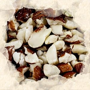 Erdnüsse teilblanchiert gehackt 10 kg geviertelt Vogelfutter Igelfutter