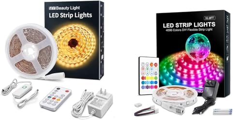 Tira Led Blanca Cálida Dimmable con Control Remoto RF miniatura 1