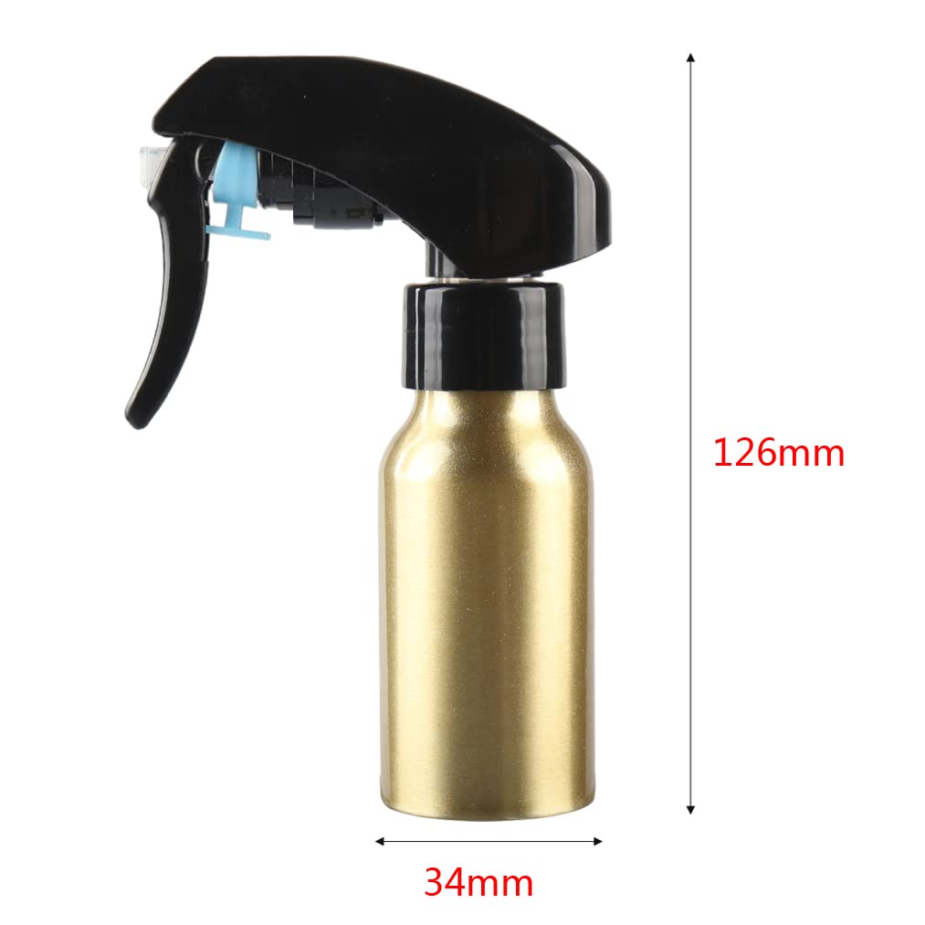 24 Stück 50 ml Leere Aluminium Sprühflasche mit Transparent Sprühkopf Feinen Nebel Wassersprüher Zerstäuber für Pflanzen Blumen Reinigung Garten Kosmetik Küche Reinigung Friseur, Trichter