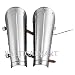 NauticalMart Steel Arm Guards and Leg Greaves for Viking Costume Armor - Handcrafted 18 Gauge Steel with Buckle Closure for Authentic Medieval Fairs and Reenactments