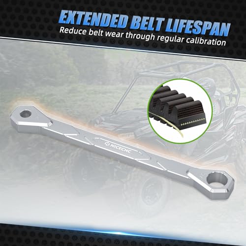 Image of NICECNC Silver Ranger Clutch Alignment Tool 6061 Aluminum Compatible with Polaris Ranger XP 900 2014-2019, Ranger XP 900 Pursuit 2014, Ranger XP 900 Pursuit Camo 2016, See Fitments