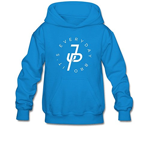 Aliensee Youth Kids Jake Paul It's Every Day Hoodie Sweatshirt Suitable for 10-15yr Old S Blue