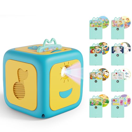 Neikko Story Projector for Kids, Story Machine with Early Learning, Music, Night Sky Lights, Storybook Projector, Moonlight Storytime Projector, Story Telling Toy for Toddlers, Gift for Kids Aged 3+