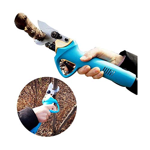 YQSHYP 30Mm Electric Pruning Shears, 36V4AH Cordless Pruner Charging Scissors Electric Cutting Tool Garden Fruit Tree Grafting Scissors Can Cut Diameter Opening Size Gardening Shears