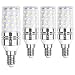 Price comparison product image SAUGLAE LED Corn Bulbs, E14 Small Edison Screw, 12W, 1450Lm, 6000K Daylight White, Not Dimmable, Pack of 4