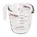 Pyrex Prepware 2-Cup Measuring Cup, Red Graphics, Clear