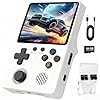 Handheld Game Console with 20000+ Retro Games, 3.5" IPS Display, 64GB Storage, Real 3000mAh Battery, Portable Retro Game Console for Family and Friends (White)