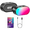AOCHUAN Magnetic RGB LED Light, 7 Color Temperature, 3 Brightness Adjustment, 180 Mins Long-Lasting, Gradient Mode, Flash Mode 180 Fill Light for AOCHUAN Stabilizer
