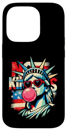 Resist Statue Liberty Cat Equality Retro Edgy Subtle Protest �X�}�z�P�[�X iPhone 14 Pro �p