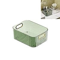 Amazon｜収納ボックス 収納バスケット 透明 ハンドル付き 積み重ね