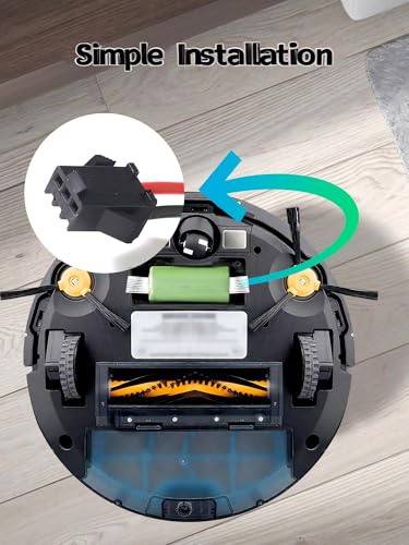 Image of 14.4V 3000mAh Lithium Battery Compatible with Eufy RoboVac 11 11C 11S Plus 11S MAX 12 15C 15C MAX 15T 25C 30C G10 Hybrid G30 Edge R500 R450