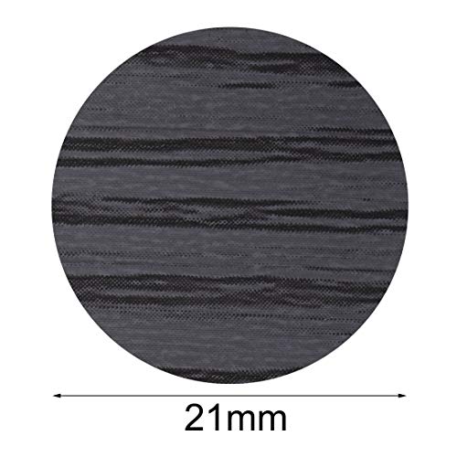 Image of uxcell Furniture Desk Table Self-Adhesive Screw Hole Covers Stickers 54 in 1 Black Brown