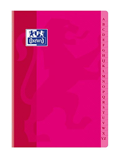 Oxford Classique Répertoire agrafé A4 96 pages petits carreaux 5 x 5 mm Couleurs Aléatoires