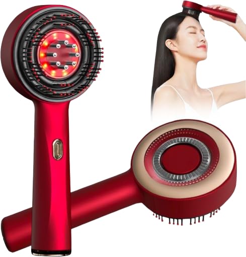 Image of Premium Head Scalp Electric Massager Comb | Scalp Massaging Brush with 2 In 1 Hair Oil Applicator | IPX7 Waterproof,Portable Deep Massager For Hair & Head Relaxation at Home | Shiatsu Massage for Hair Growth /Stress Relax