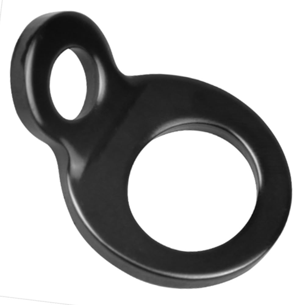 8 Ancoraggi Con Anello Neri - Ganci Di Ancoraggio Per Garage, Camion, Rimorchio, ATV