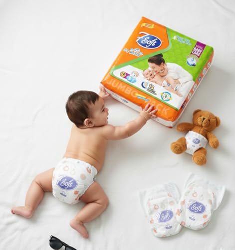 Image of 7 Soft Pull Up Dry Pants Diaper, Large (L) 8-14 kg, 30 Count - Baby Diaper Pants with Locking System, Up to 12 Hours Protection, Easy Wear Pull-Up