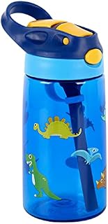 480ml Tritan Kids Water Bottle Sports Water Bottle with Flip Straw BPA Free LeakProof Water Bottle for School Travel Adventure Summer Camp and Sports, for Girls and Boys