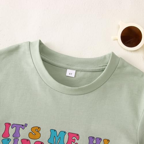 Image of Its Me Hi Im The Birthday Girl Its Me Birthday Girl Shirt Kid B-Day T-Shirt Party Tee Outfit Short Sleeve Tops 6-12Y