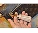 Handmade Vachetta Leather Mini Tassel to Dress Up Pochette Eva Clutch Wallet (Apricot)
