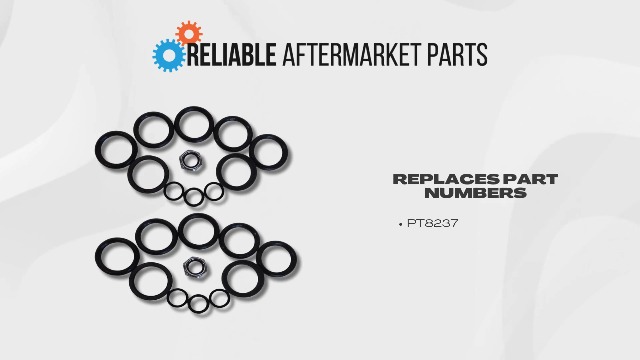 Amazon.com: PT8237 2 Pack 7 Backhoe Swing Cylinder Seal Kits Fits