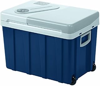 Mobicool W40 Przenośna Elektryczna Lodówka z Kółkami, 39 Litrów, 12/24 V i 230 V do Samochodów, Ciężarówek, Łodzi, Samochodów Kempingowych i Gniazdka Elektrycznego