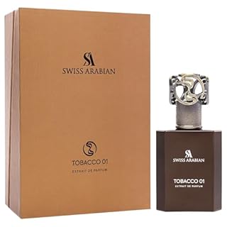 Swiss Arabian Tobacco 01 - Arabian Perfume for Men and Women - Extrait de Parfum - Long Lasting Perfume - Unisex Fragrance - Travel Size - 1.7 oz