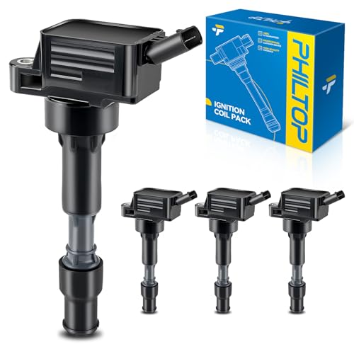 Image of PHILTOP 4 Pack Ignition Coil UF816 Fit for Forte Soul Seltos Optima Elantra