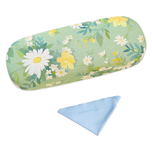 Image of PERFECTSIGHT Hard Shell Eyeglasses Case, PU Leather Protective Glasses Case, Cute Eyeglass Case for Women Men Girls