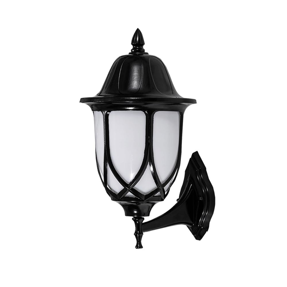 Applique extérieure noire pour sécuriser et illuminer votre garage et porche